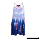 Raviya Navy Pink Tie-Dyed Ombre Racerback Cover up Dress M  B079SLGCN6